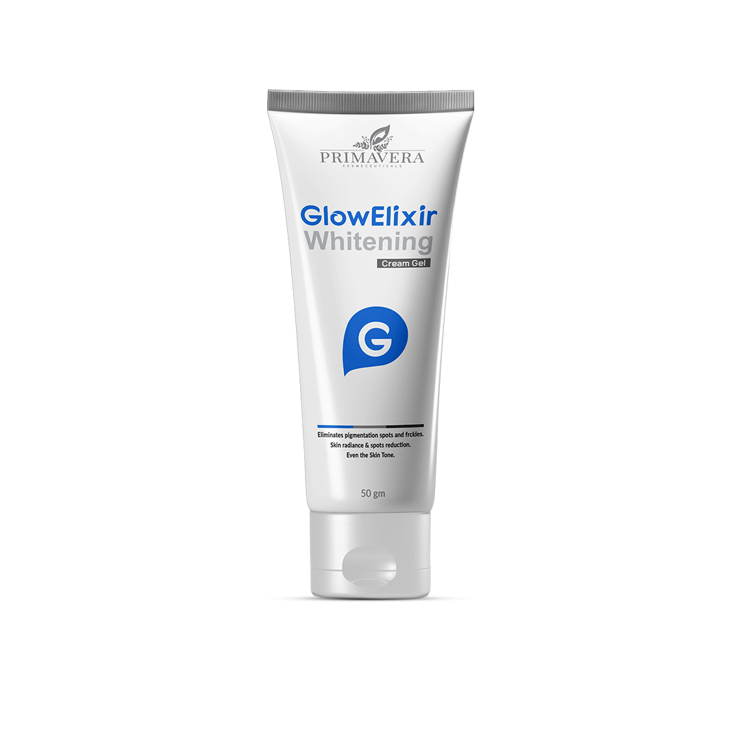 Glow elixir whitening cream gel