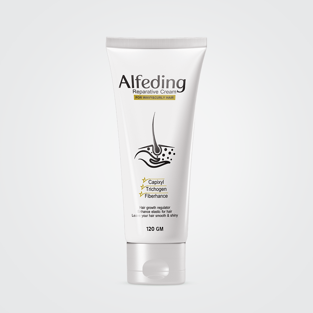 Alfeding Reparative Cream tube on a white background